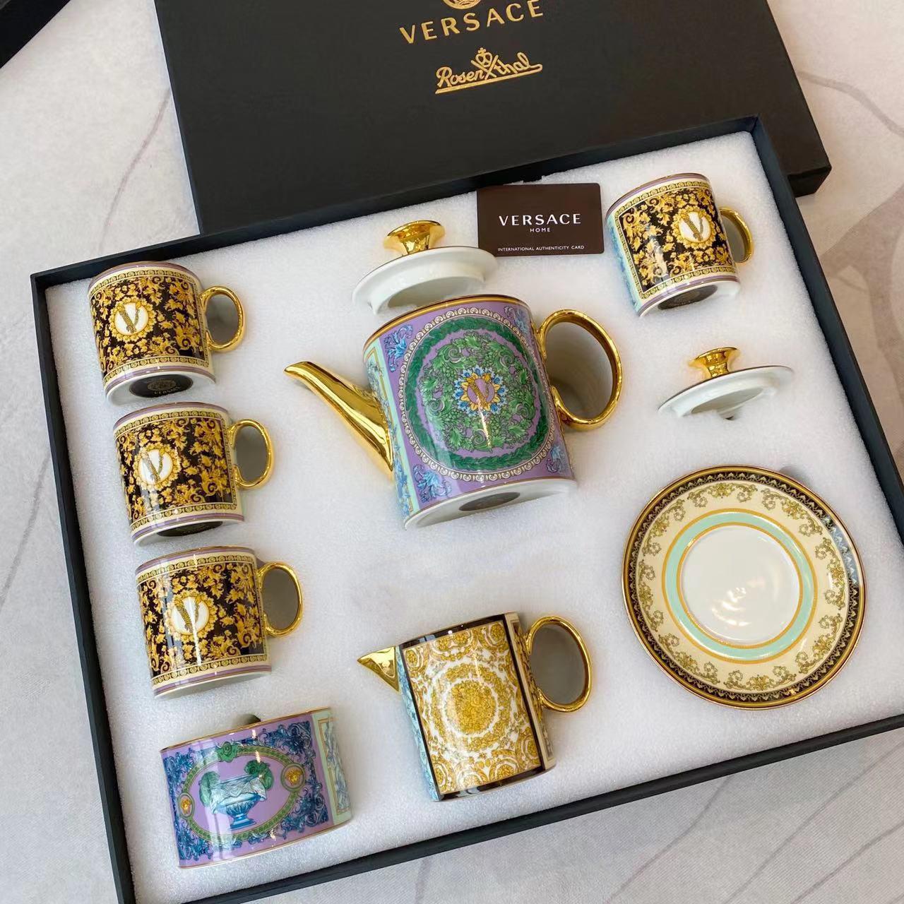 Versace Baraco Mosaic tea set for 6 people